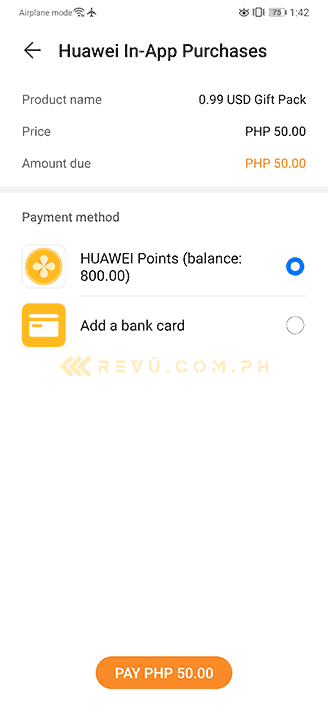 Huawei in-app purchases in AppGallery plus our Huawei points by Revu Philippines