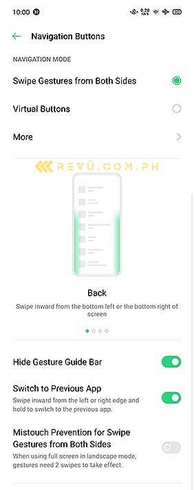 OPPO ColorOS 7 navigation mode buttons via Revu Philippines