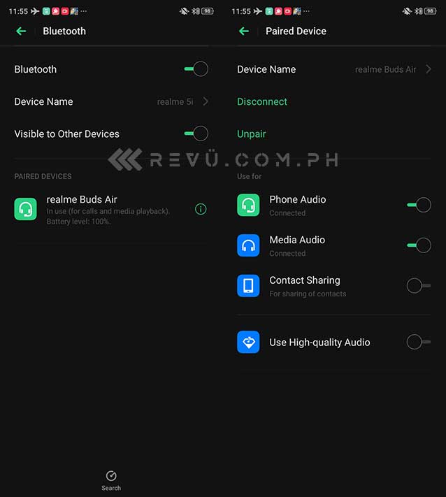 Realme Buds Air: Pairing with devices or Android phones or iPhones in how-to by Revu Philippines