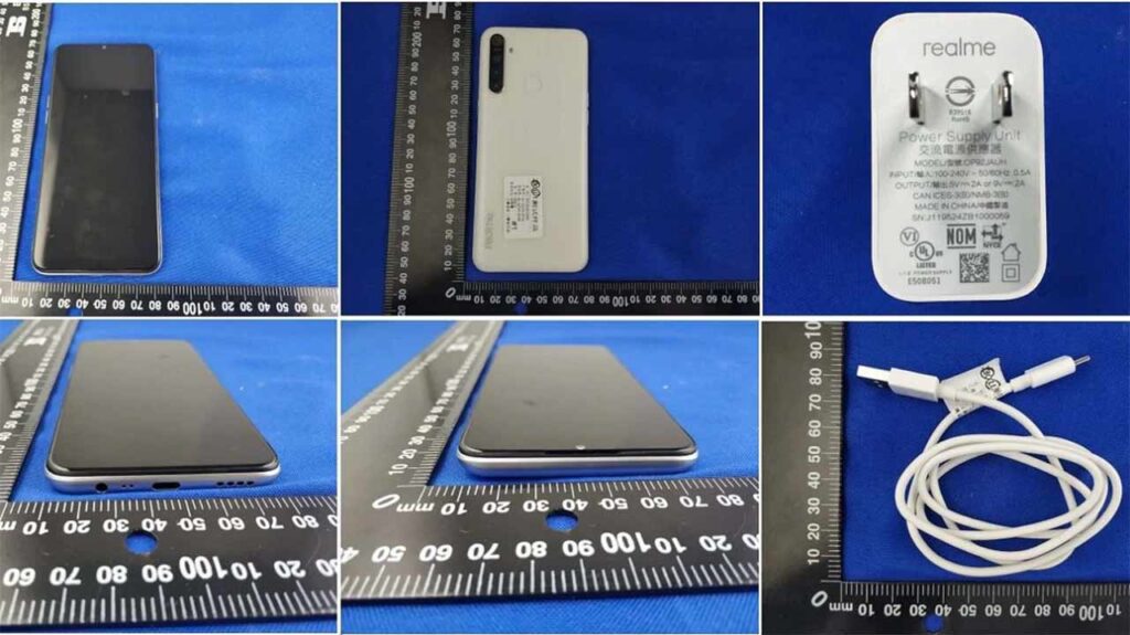 Realme 6i actual pictures on FCC via Revu Philippines