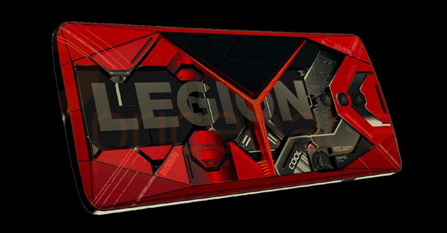 Lenovo Legion Phone gaming design patent image via Revu Philippines