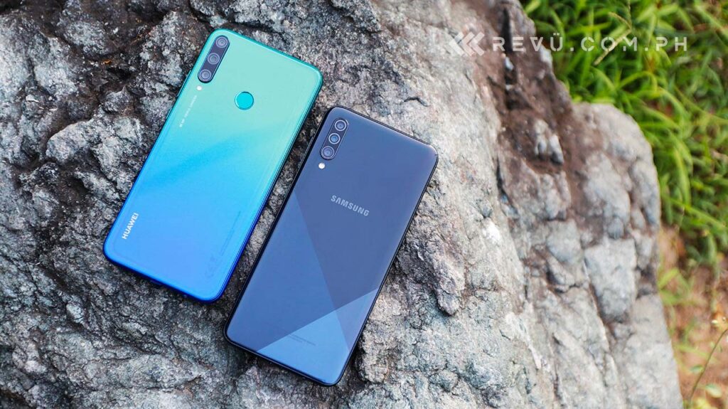 Samsung Galaxy A30s vs Huawei Y7p specs and price comparison review by Revu Philippines