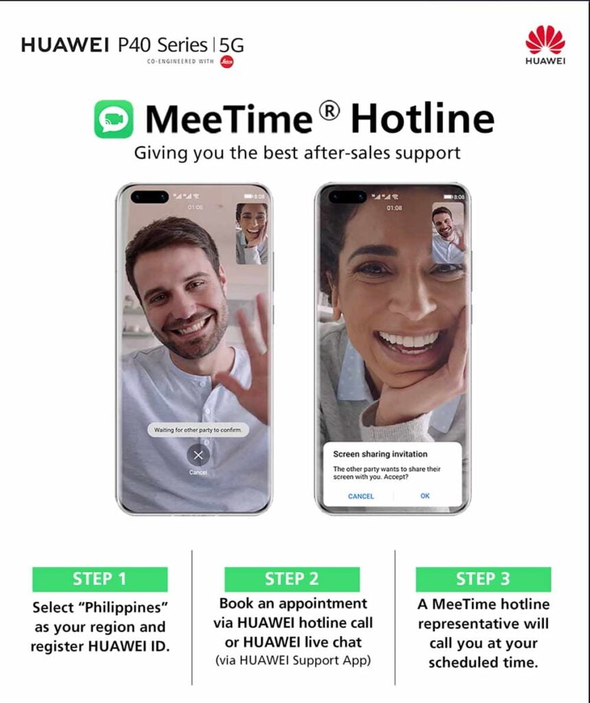 How to speak with a customer service representative using Huawei MeeTime hotline via Revu Philippines