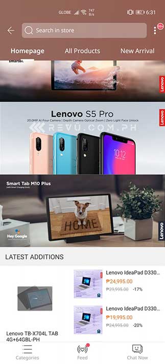 Lenovo S5 Pro teaser on Lazada via Revu Philippines