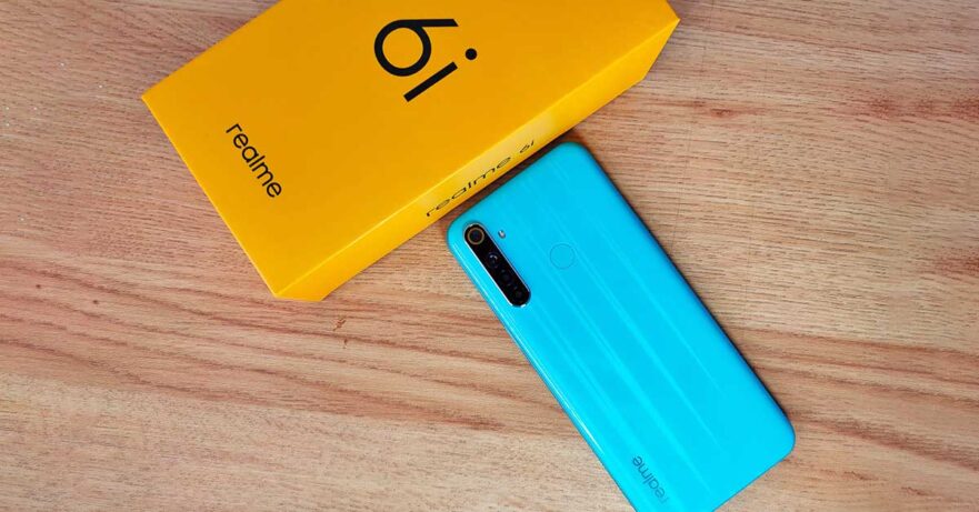 Realme 6i Blue Soda color variant's price and specs via Revu Philippines