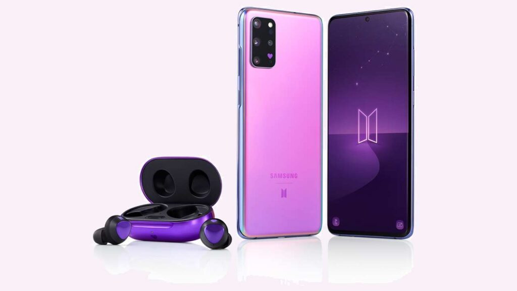 Samsung Galaxy S20 Plus BTS Edition and Samsung Galaxy Buds Plus BTS Edition price and specs via Revu Philippines