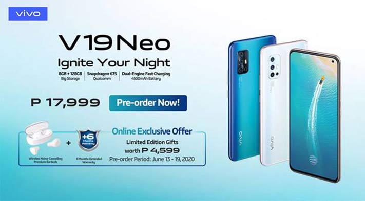 Vivo V19 Neo price, preorder period, and freebies via Revu Philippines