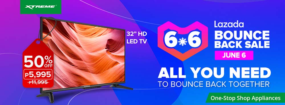 Xtreme Appliances Lazada 6.6 Bounce Back Sale via Revu Philippines