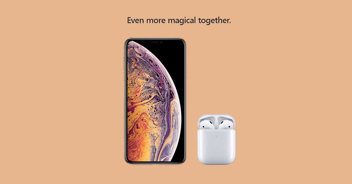 Iphone xs 2025 airpods