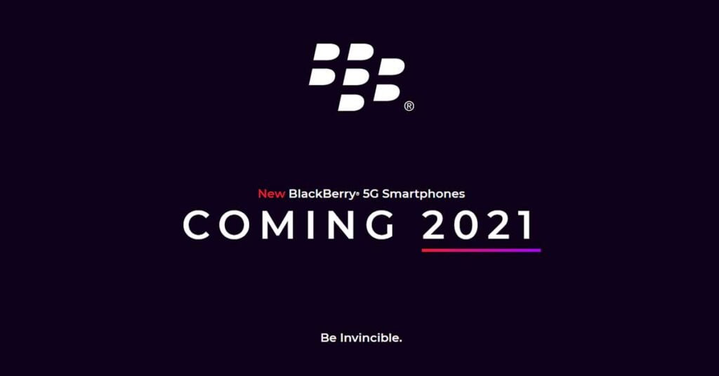 BlackBerry 5G phones coming 2021: A teaser via Revu Philippines