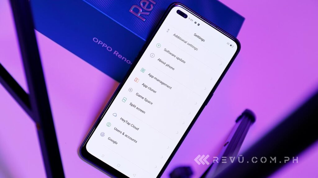 OPPO Reno 4 review, price, and specs via Revu Philippines