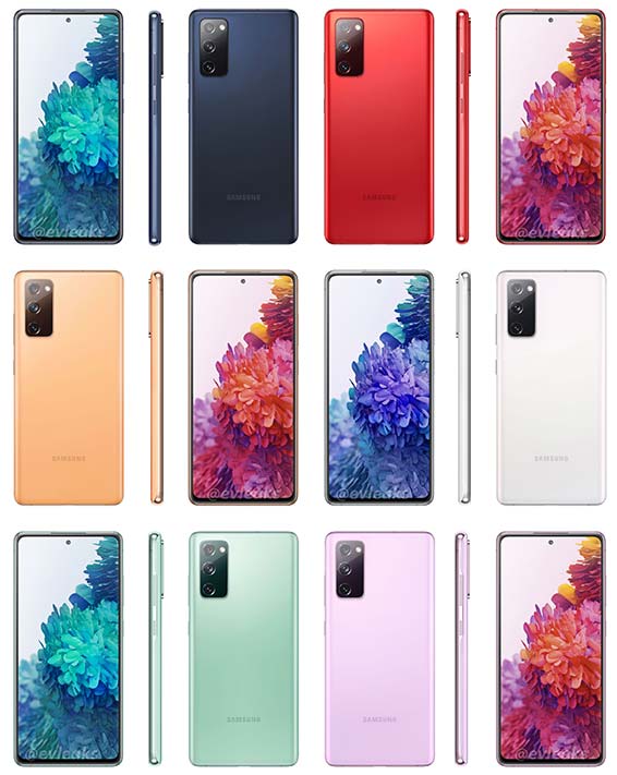 Samsung Galaxy S20 FE 5G design and colors leak via Revu Philippines