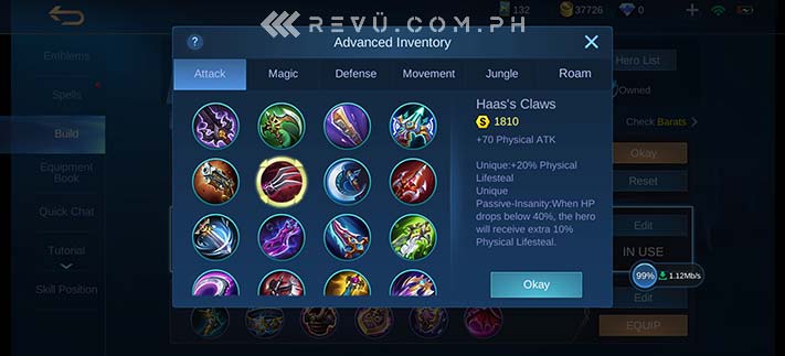 Mobile Legends: Bang Bang or MLBB Project NEXT update new icons via Revu Philippines