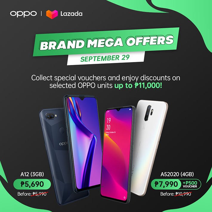 OPPO Super Brand Mega Offers Sept 29, 2020, sale on Lazada via Revu Philippines