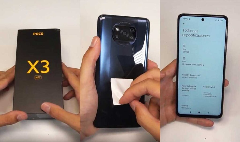POCO X3 NFC hands-on picture leak via Revu Philippines