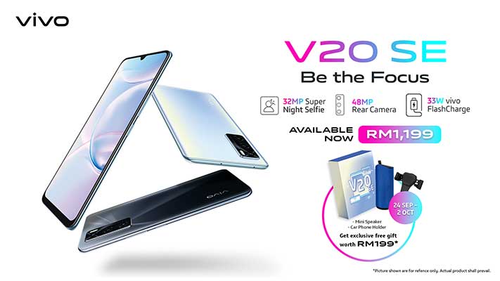 Vivo V20 SE price, preorder freebies, and availability in Malaysia via Revu Philippines