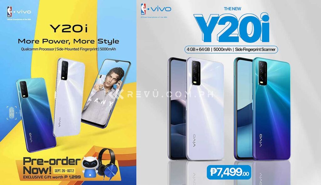 Vivo Y20i price and preorder period and freebies spotted by Revu Philippines