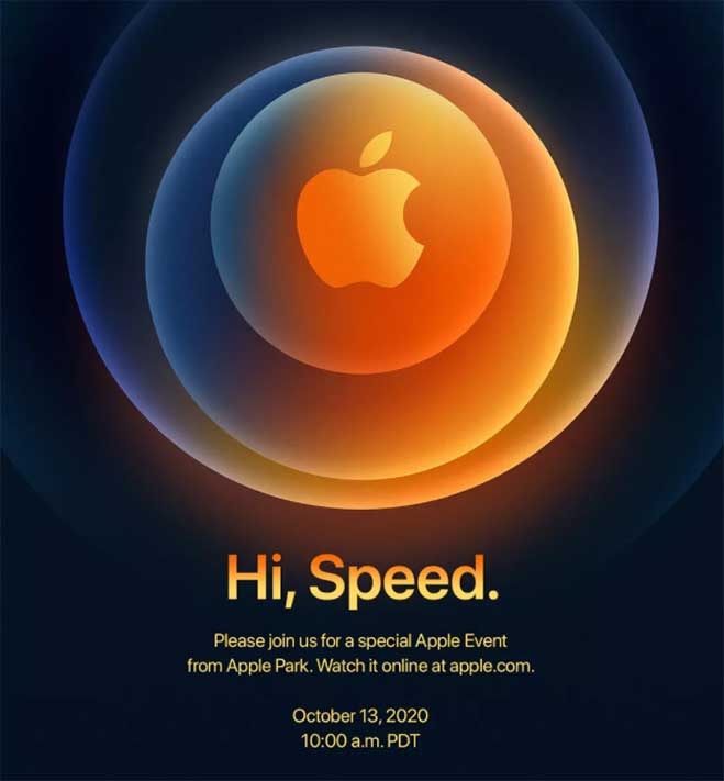 Apple iPhone 12 launch invite via Revu Philippines