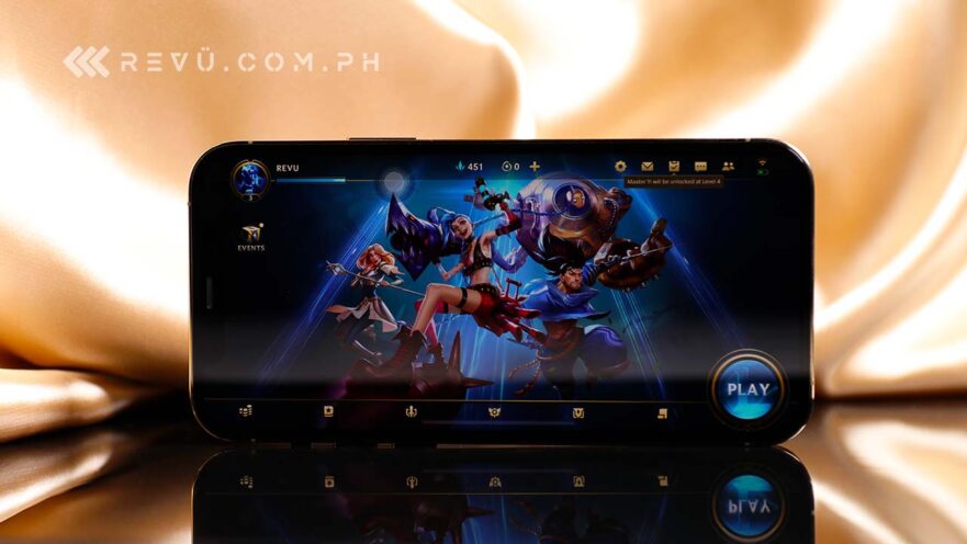 LoL or League pf Legends: Wild Rift on the Apple iPhone 12 Pro of Revu Philippines