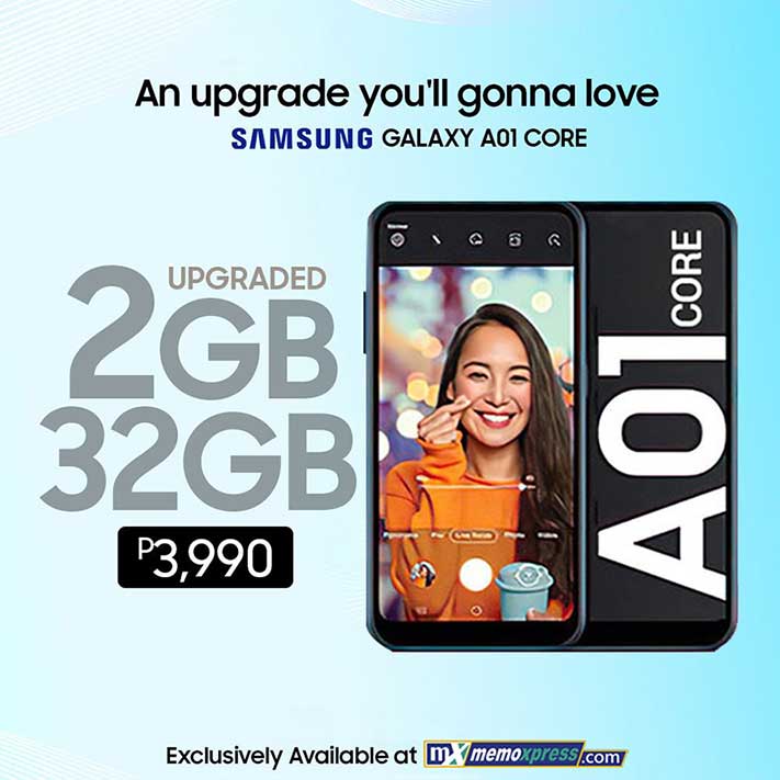 Upgraded Samsung Galaxy A01 Core price and specs via Revu Philippines