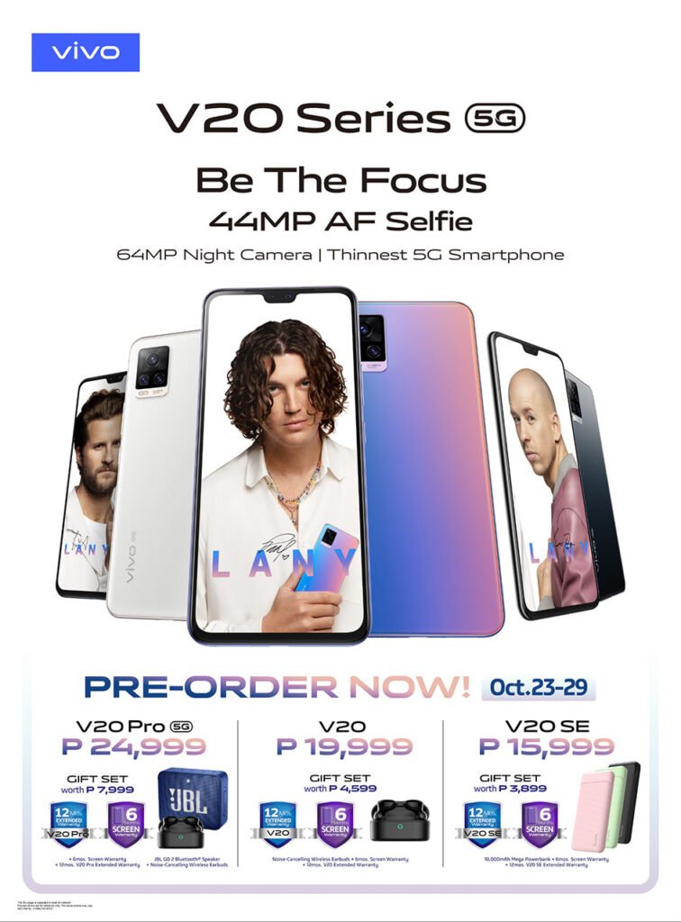 Vivo V20 series updated online store preorder promo freebies Revu Philippines