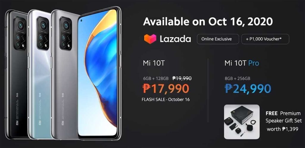 Xiaomi Mi 10T series first sale details via Revu Philippines