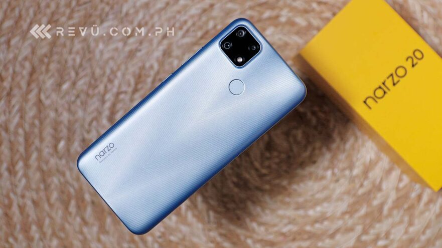 Realme Narzo 20 price and specs via Revu Philippines