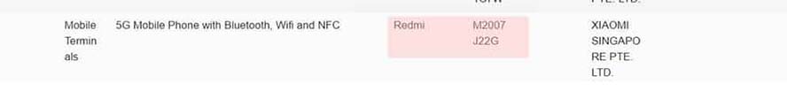 Redmi Note 10 5G global version spotted on Singapore's IMDA site via Revu Philippines