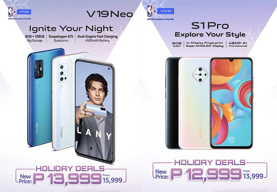 Vivo V19 Neo and Vivo S1 Pro new lower prices via Revu Philippines