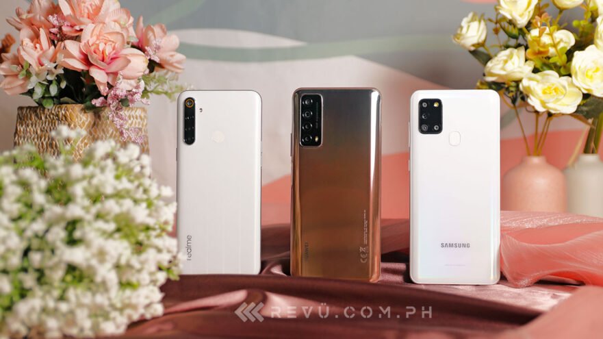 Huawei Y7a vs Samsung Galaxy A21s vs Realme 6i comparison review by Revu Philippines