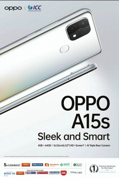 OPPO A15s price and specs via Revu Philippines