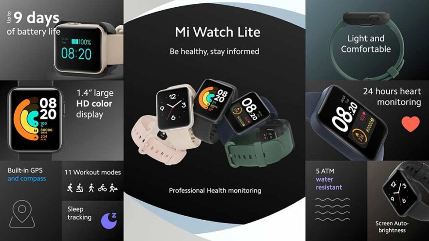 xiaomi mi watch lite specs