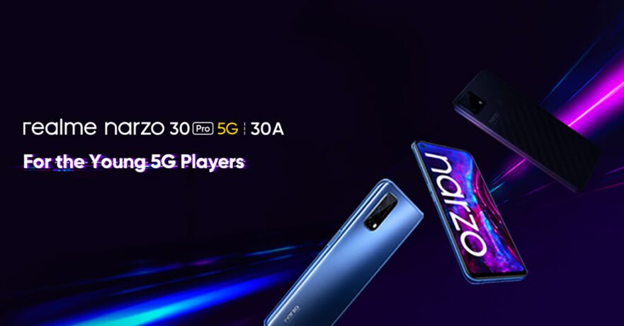 Realme Narzo 30 Pro 5G and Realme Narzo 30A launch teaser via Revu Philippines