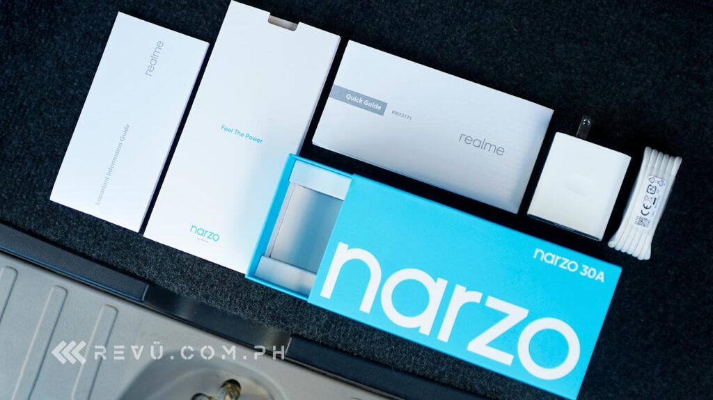 Realme Narzo 30A unboxing, review, price, and specs via Revu Philippines