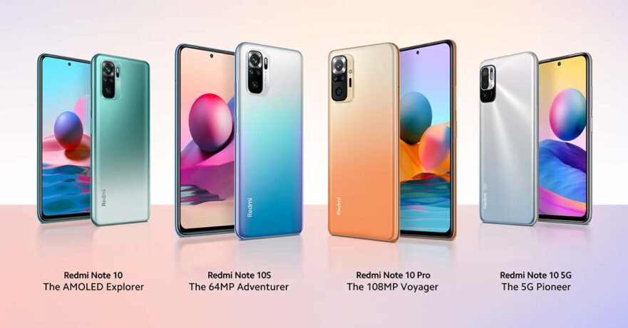 Redmi Note 10 Pro, Redmi Note 10S, Redmi Note 10, and Redmi Note 10 5G prices and specs via Revu Philippines