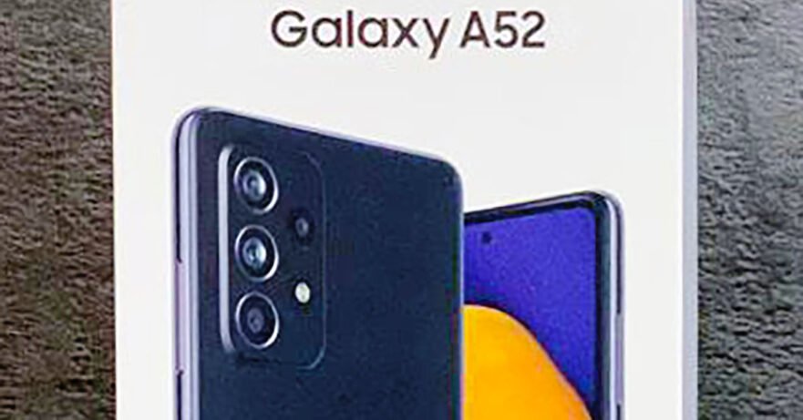 Samsung Galaxy A52 actual unit picture leak via Revu Philippines