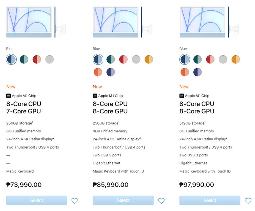 Apple iMac 2021 with M1 chip prices and specs via Revu Philippines