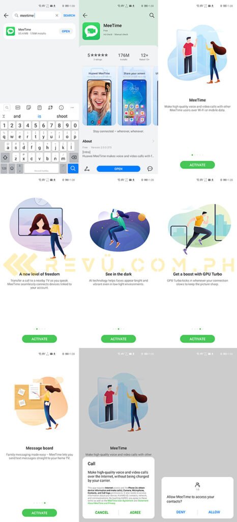 Downloading and installing Huawei MeeTime via Revu Philippines