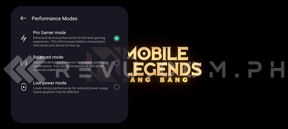 Realme C25 Game Space app via Revu Philippines