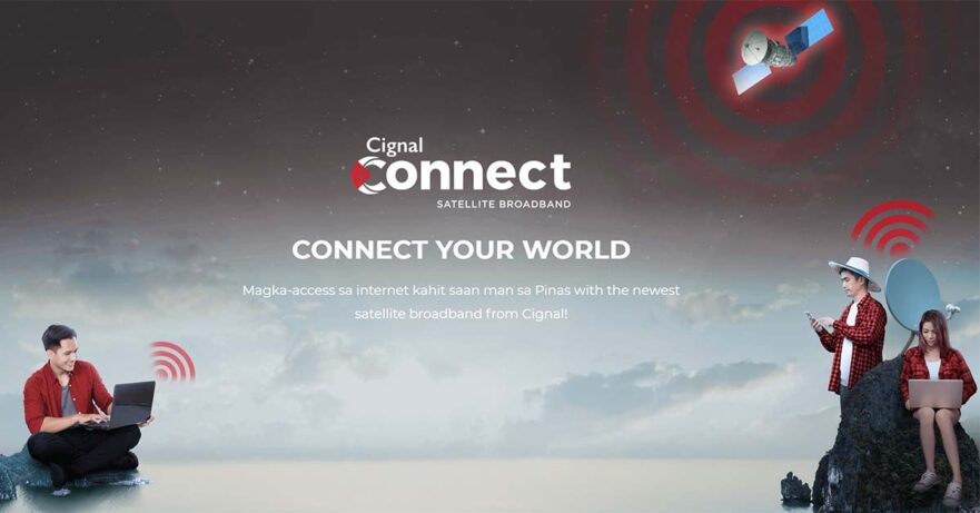 Cignal Connect satellite broadband internet via Revu Philippines