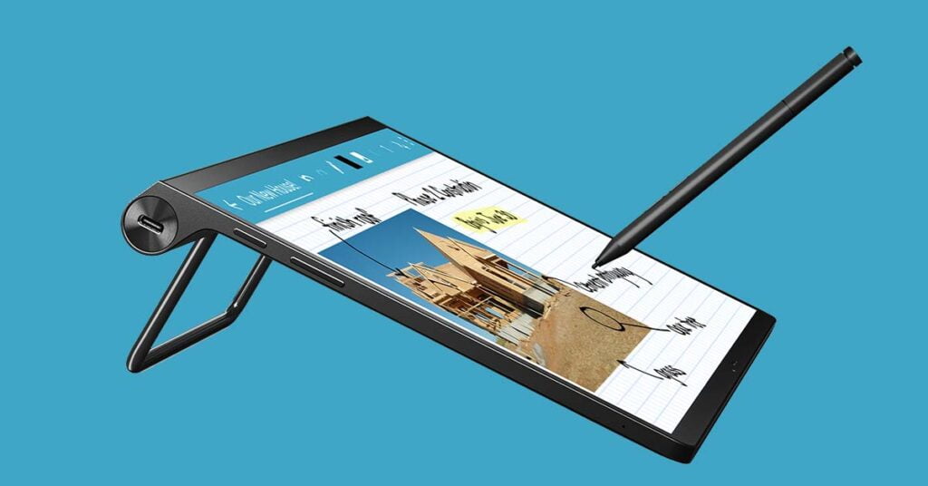 Lenovo Yoga Tab 13 or Lenovo Yoga Pad Pro in Tilt mode with pen price and specs via Revu Philippines