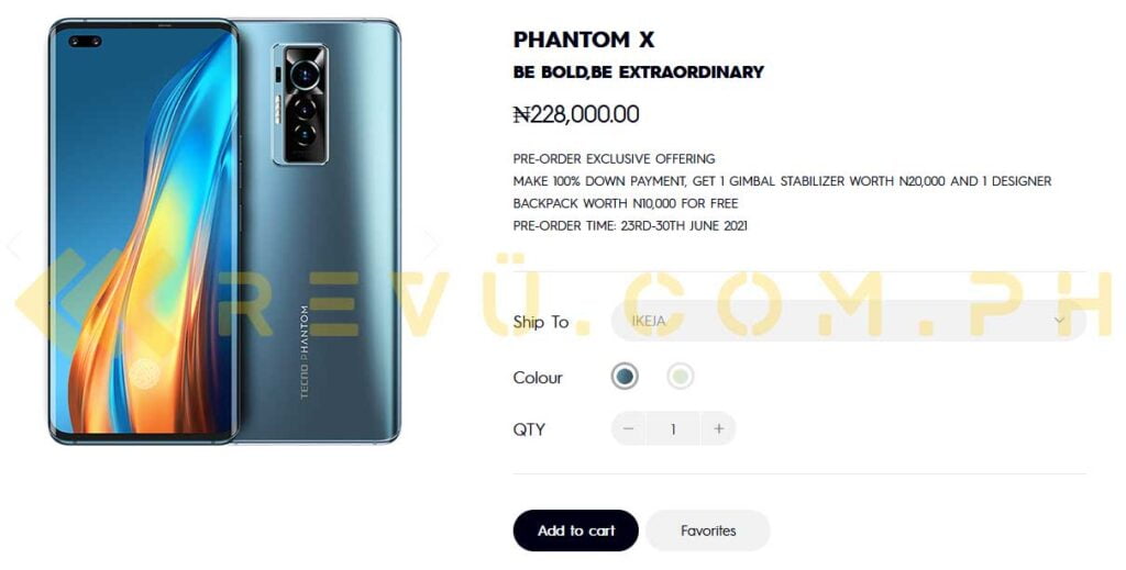 Tecno Phantom X price, specs, and availability via Revu Philippines