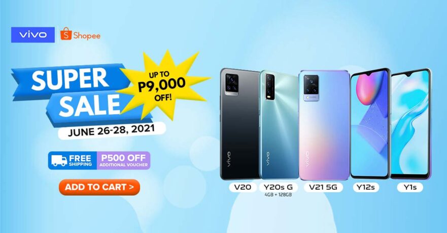 Vivo regional Super Brand Day sale on Shopee 2021 via Revu Philippines