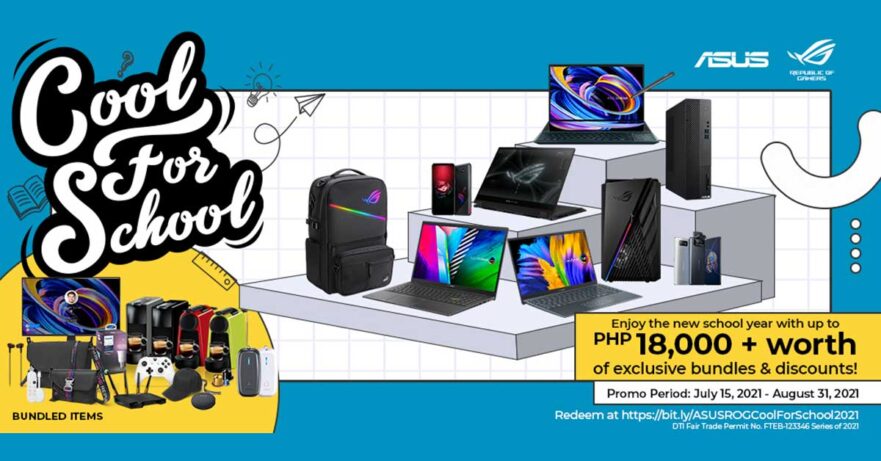 ASUS and ROG back-to-school promo 2021 via Revu Philippines