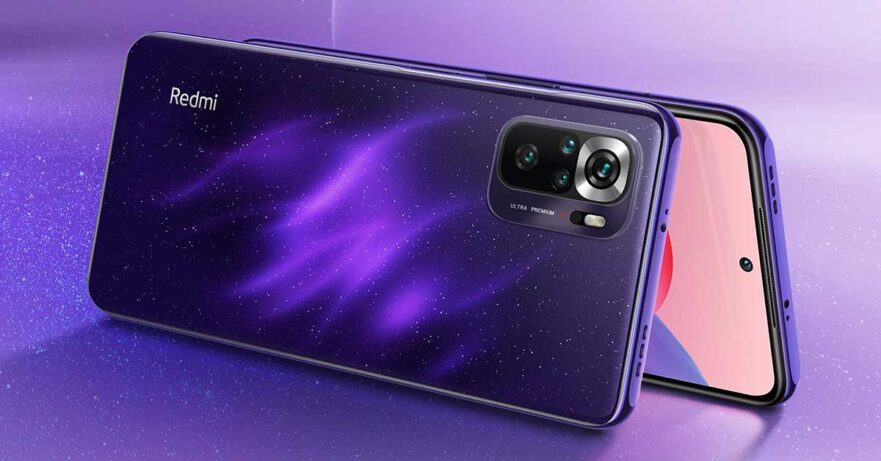 Redmi Note 10S Starlight Purple color price and specs via Revu Philippines