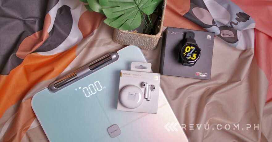 Huawei Watch 3 and Huawei FreeBuds 4 and Huawei Scale 3 Pro top features reviewed by Revu Philippines