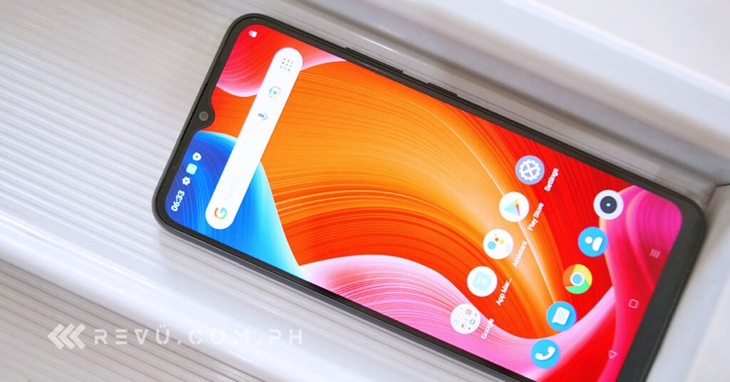 Realme Narzo 50i unboxing and initial review or first impressions and price and specs via Revu Philippines