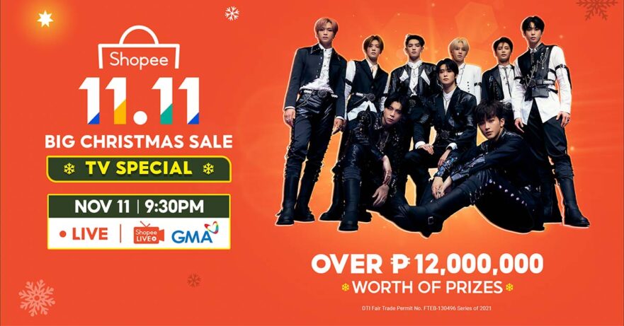 Shopee 11-11 Big Christmas Sale TV Special via Revu Philippines