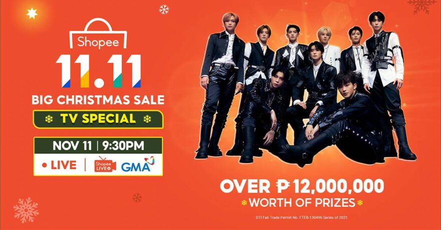 Shopee 11-11 Big Christmas Sale TV Special via Revu Philippines