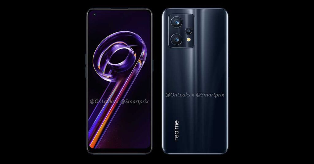 Realme 9 Pro design leak via Revu Philippines